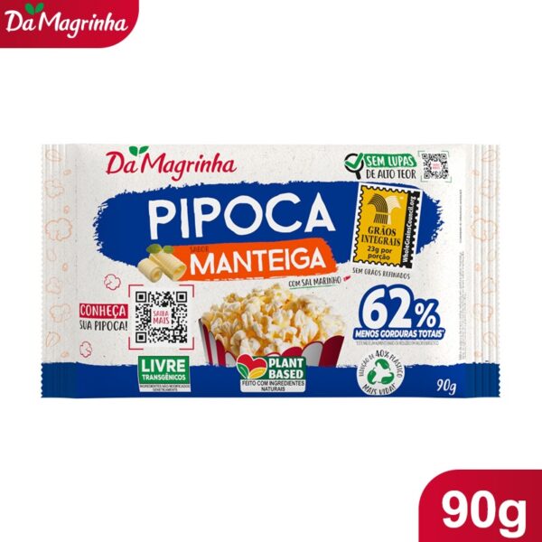 Pipoca de Micro-Ondas 90g - Manteiga