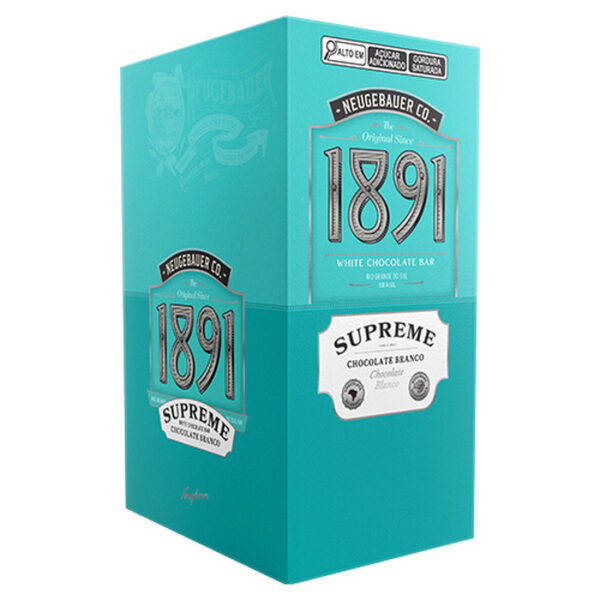 TABLETE 1891 SUPREME BRANCO (10x90g)