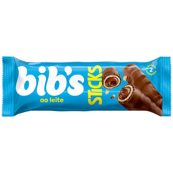 BIBS STICKS AO LEITE (16X32G)