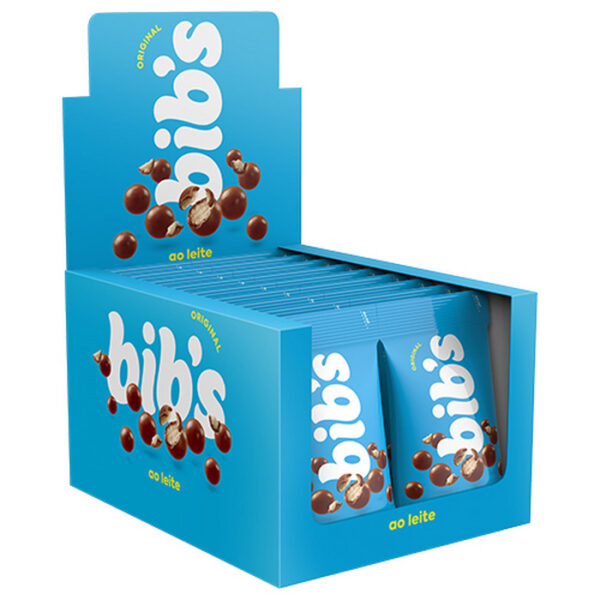 BIBS CHOC AO LEITE (18X40G)