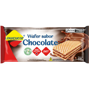 WAFER ZERO ACUCAR CHOCOLATE 115G