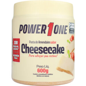 Pasta de Amendoim Power1One - Cheesecake 600G