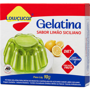 GELATINA LOWCUCAR LIMAO SICILIANO 10G