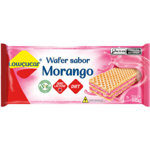 WAFER ZERO ACUCAR MORANGO 115G