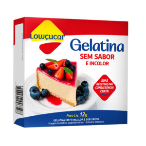 GELATINA EM PO NEUTRA E INCOLOR 12G