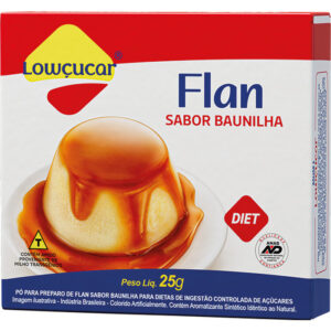 FLAN LOWCUCAR BLENDA BAUNILHA 25G