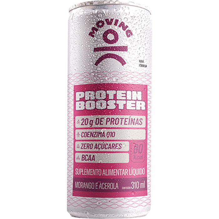 PROTEIN BOOSTER 20g - Morango e Acerola - (6 x 310ml)