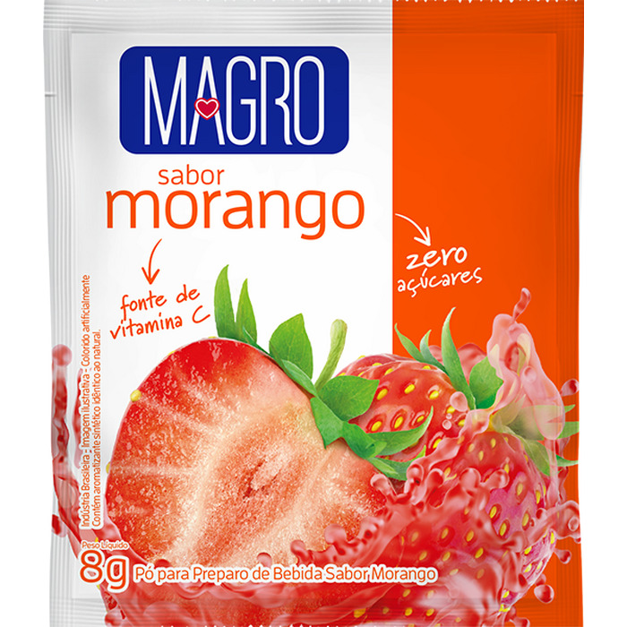 REFRESCO MAGRO DIET MORANGO 15X8G