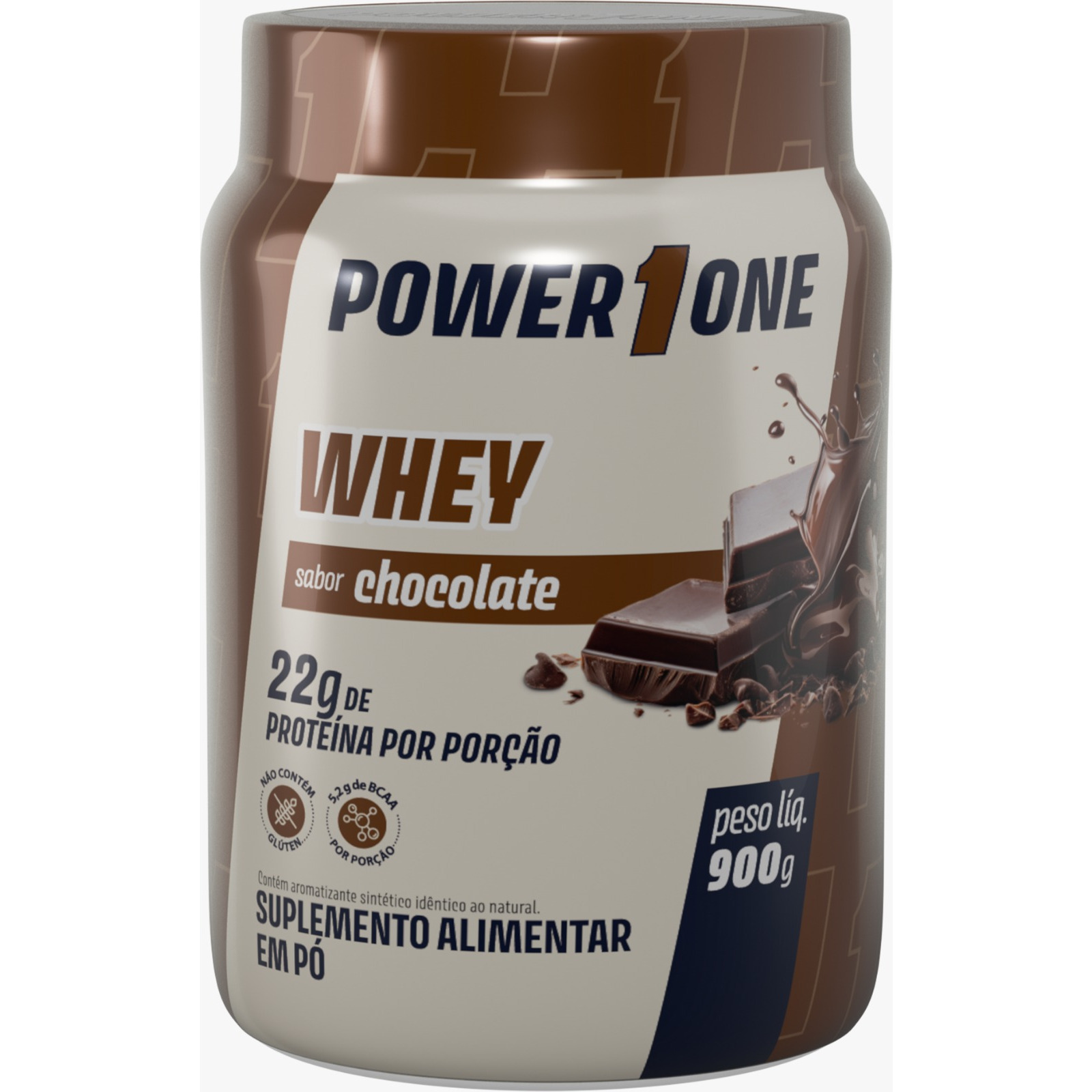Whey Protein Concentrado 100% 900g - Chocolate