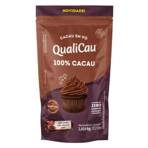 CACAU EM PO ALCALINO 100% 1,010KG QualiCau